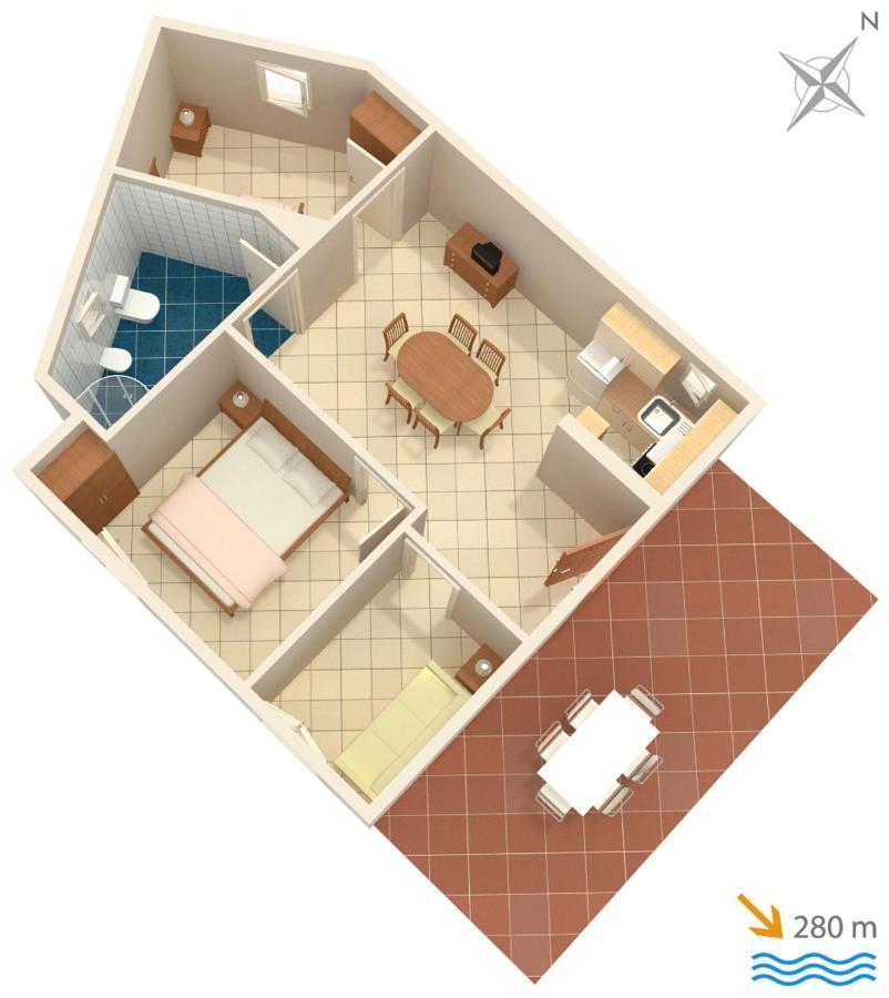 Apartments And Rooms With Parking Space Marina, Trogir - 5953 外观 照片